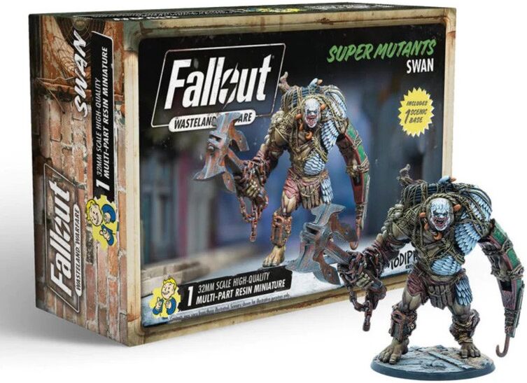 Modiphius Entertainment Fallout Wasteland Warfare - Super Mutants : Swan VO