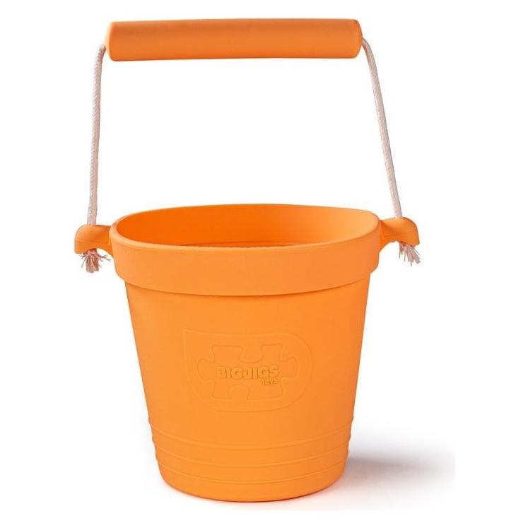 Bigjigs siliconen emmer - abrikoos oranje (BJ33111)