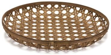 Melrose International Bamboo Tray - 26 x 26 x 4 - 26 x 26 x 4