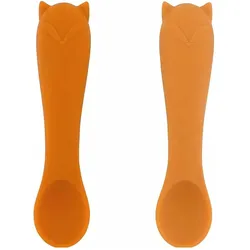 Trixie Baby, Kindergeschirr + Kinderbesteck, Babylöffel 2er-Pack Fox