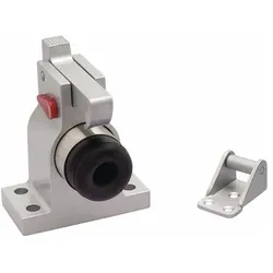 Schlegel, Türstopper, Türfeststeller 001/588/1 Alu.silberf.einbrennlackiert Bodenmontage SCHNEGEL (1x)