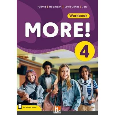 MORE 4 (Lehrplan 2023), Workbook mit E-Book+, Taschenbuch von Herbert Puchta,Christian Holzmann,Chris Jory,Peter Lewis-Jones, Helbling,