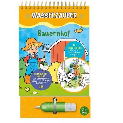 Bauernhof Wasserzauber Malbuch I Wassermalbuch für Kinder ab 3 Jahre, Gebundene Ausgabe von Schwager & Steinlein Verlag GmbH, Schwager & Steinlein,