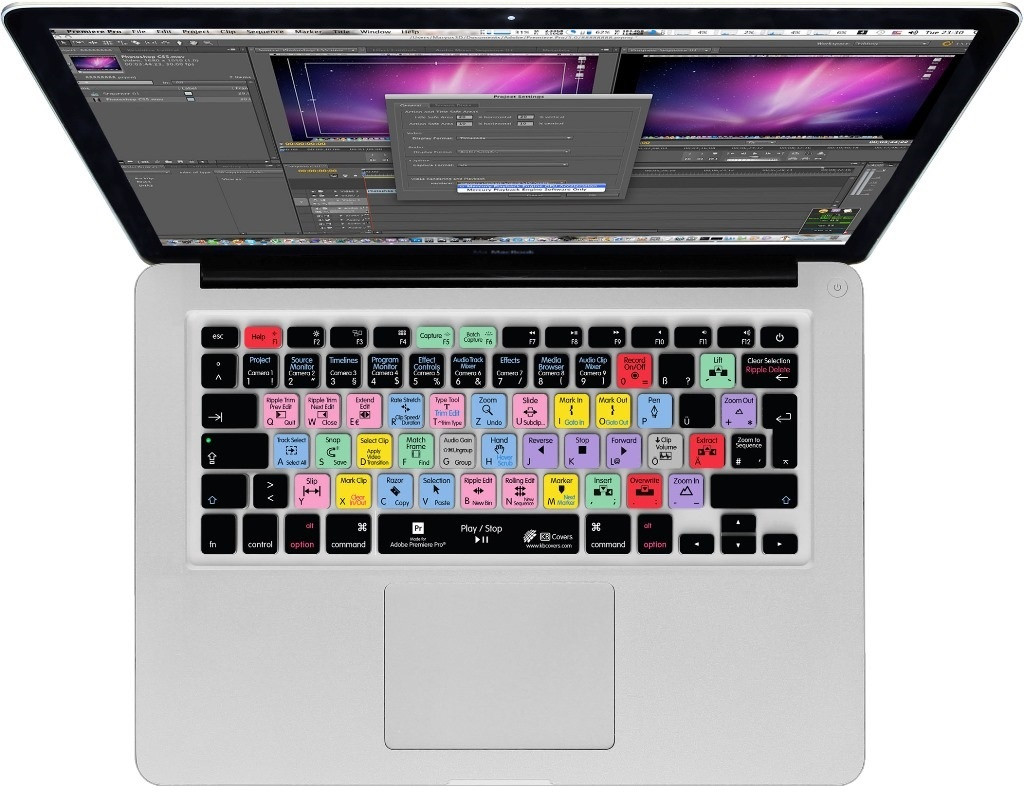 KB Covers toetsenbordbeschermer voor MacBook Pro en MacBook Air