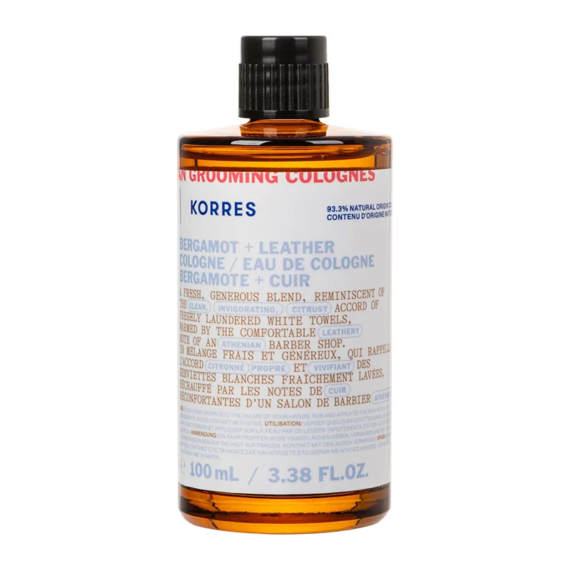 KORRES Eau de Cologne Bergamotte und Ledernoten, 100ml 21013191