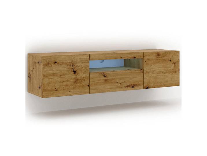 Petits-meubles Tv-Möbel Aurus Holz, Braun, 150x36x37 cm, Wohnzimmer, TV Möbel, TV-Ständer