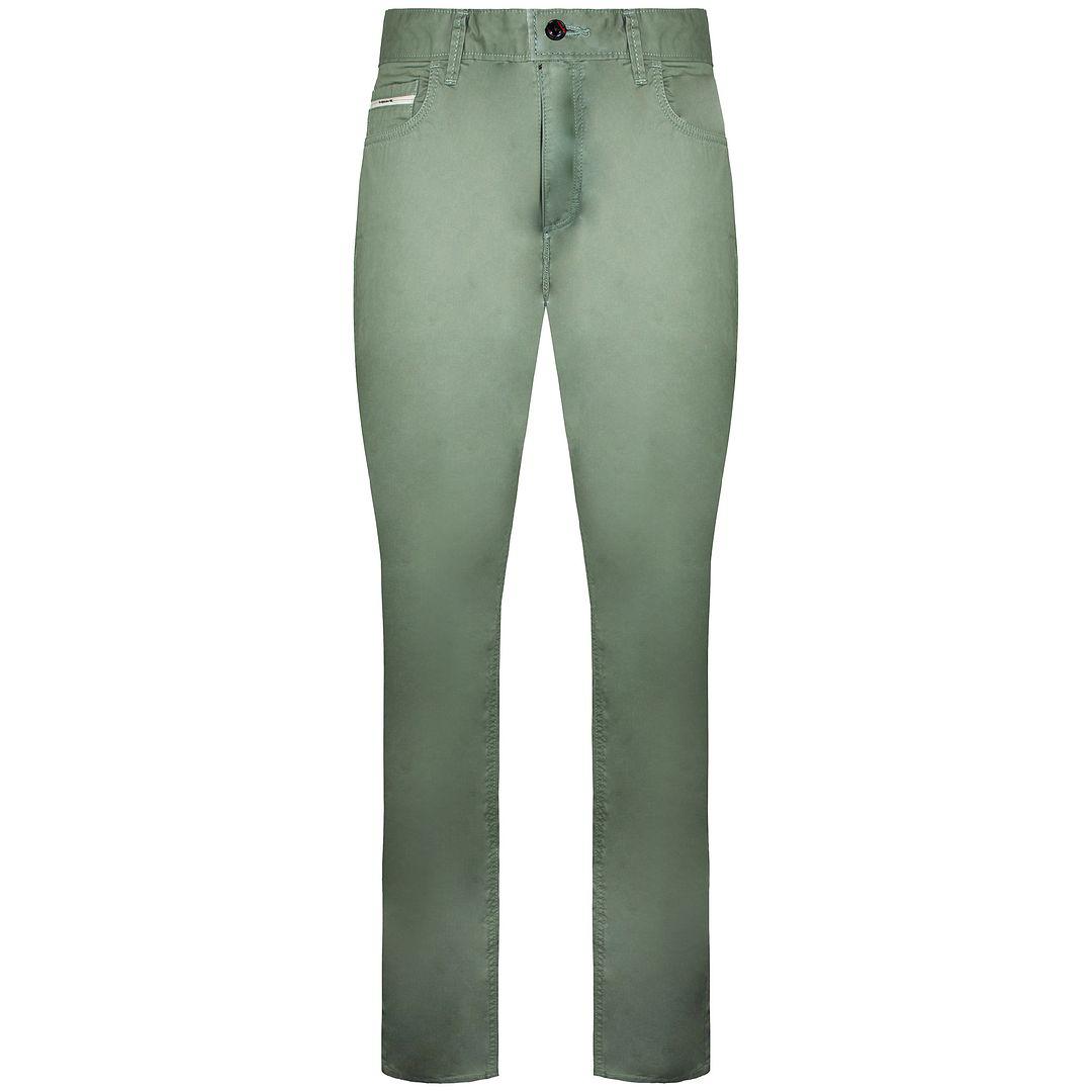 Vans Off The Wall V46 Tiefe Taille Gerade Bein Herren Grüne Chinos