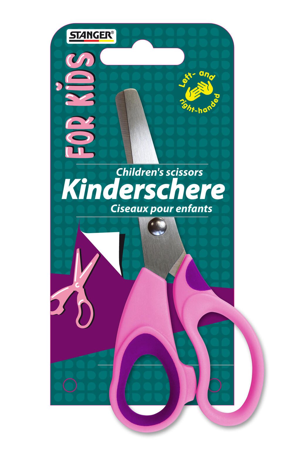 STANGER Kinderschere, rosa-lila 340108