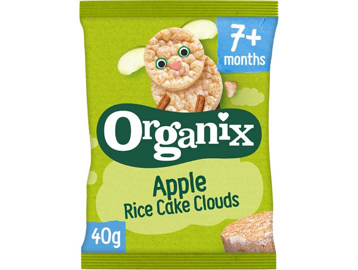 Organix Biologische appel rijstwafelwolkjes 7 m+