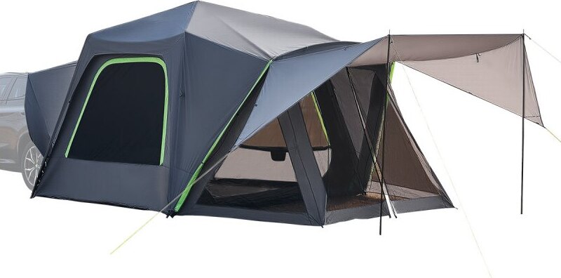 SUV Campingzelt - Allrad-Fahrzeugzelt mit Markise - Wasserdicht für 5-8 Personen - Ideal für Outdoor-Abenteuer