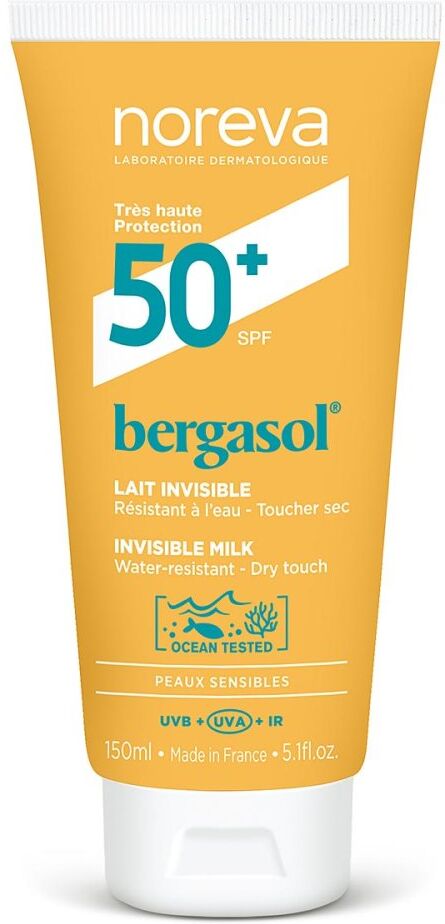 Noreva Bergasol unsichtbare Sonnenmilch LSF 50+ 150ml