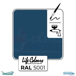 Elita Farben Life Colours RAL 5001 Grünblau