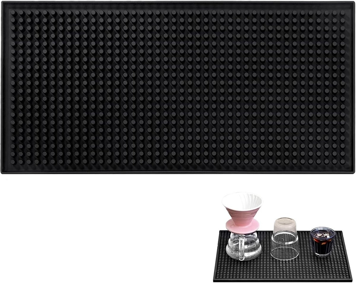 Antislip silicone bar mat voor keuken, badkamer en restaurant - Waterdichte afwasmat en droogmat