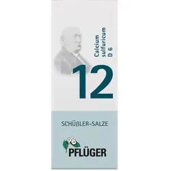 Biochemie Pflüger Nr. 12 Calcium sulfuricum D 6