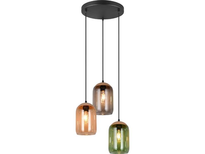 TRIO-Leuchten Lampe à suspendre CORK DH 30x150 cm multicolore Lampe à suspendre