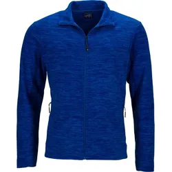 James & Nicholson Herren Melange Fleece Jacke Fleece-Jacke JN770