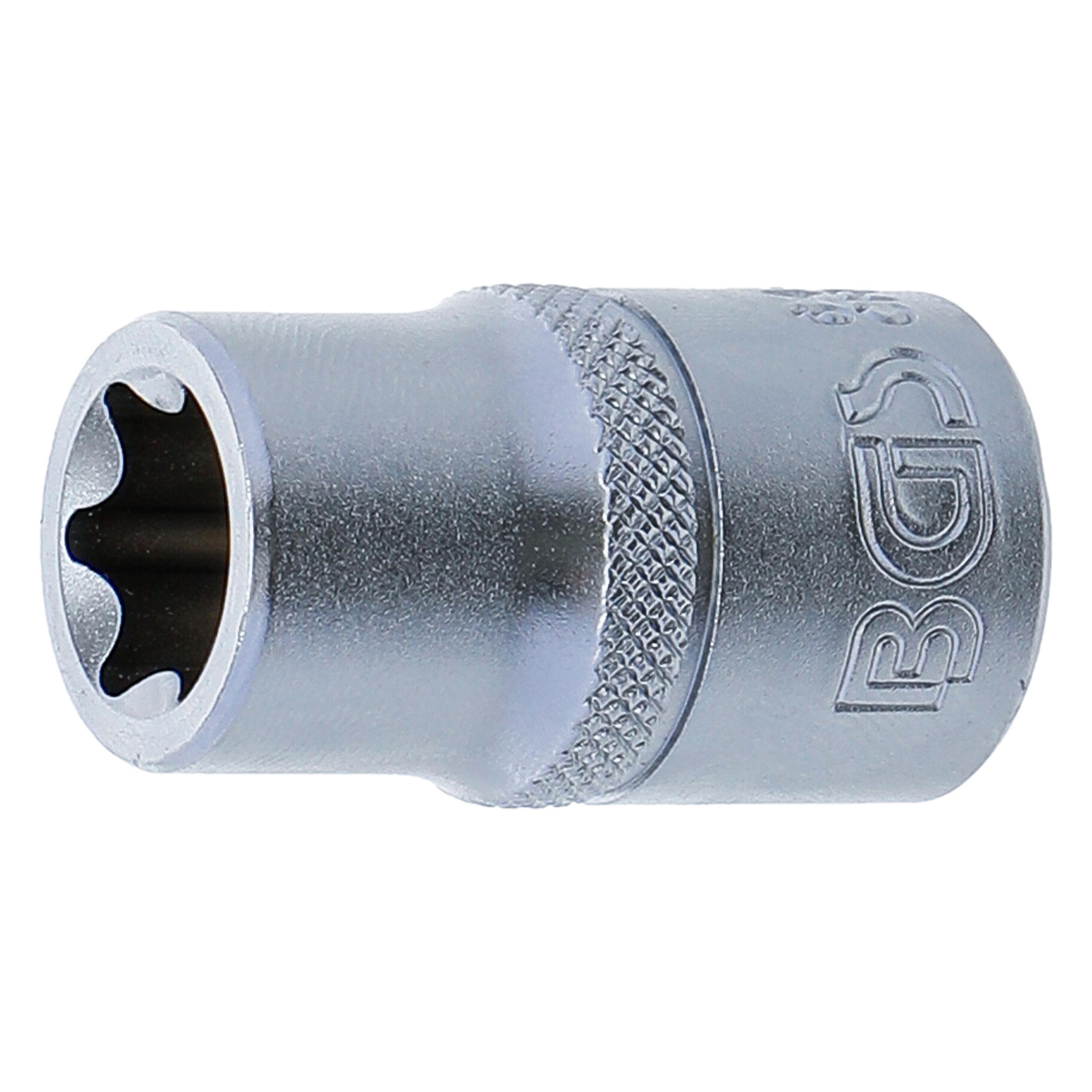 BGS Steckschlüssel-Einsatz E-Profil | Antrieb Innenvierkant 12,5 mm (1/2") | SW E16 (6466)