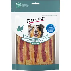 DOKAS Hühnerbrust mit Ente 220 Gramm Hundesnacks