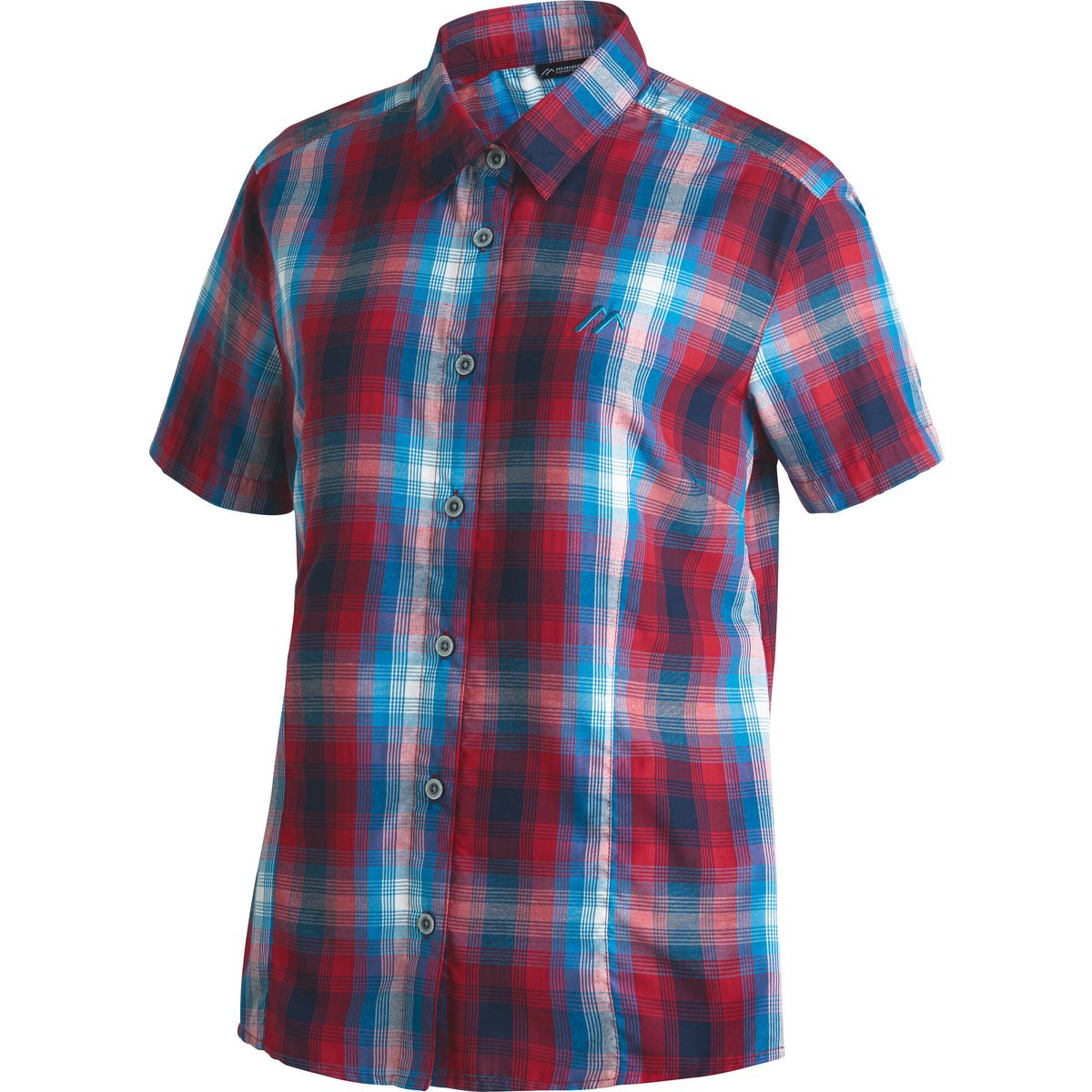 Maier Sports Philina salsa-blue aster-check (M20926) 36 3000488-M20926-36