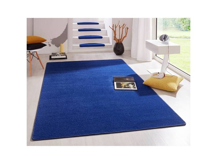 Tapis Fancy Bleu/Bleu foncé 80 x 150cm Tissu mélangé