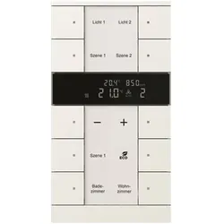 Busch-Jaeger HVAC/CO2-Gerät 10-fach, BE, studio/weiß SBC/U10.0.11-884
