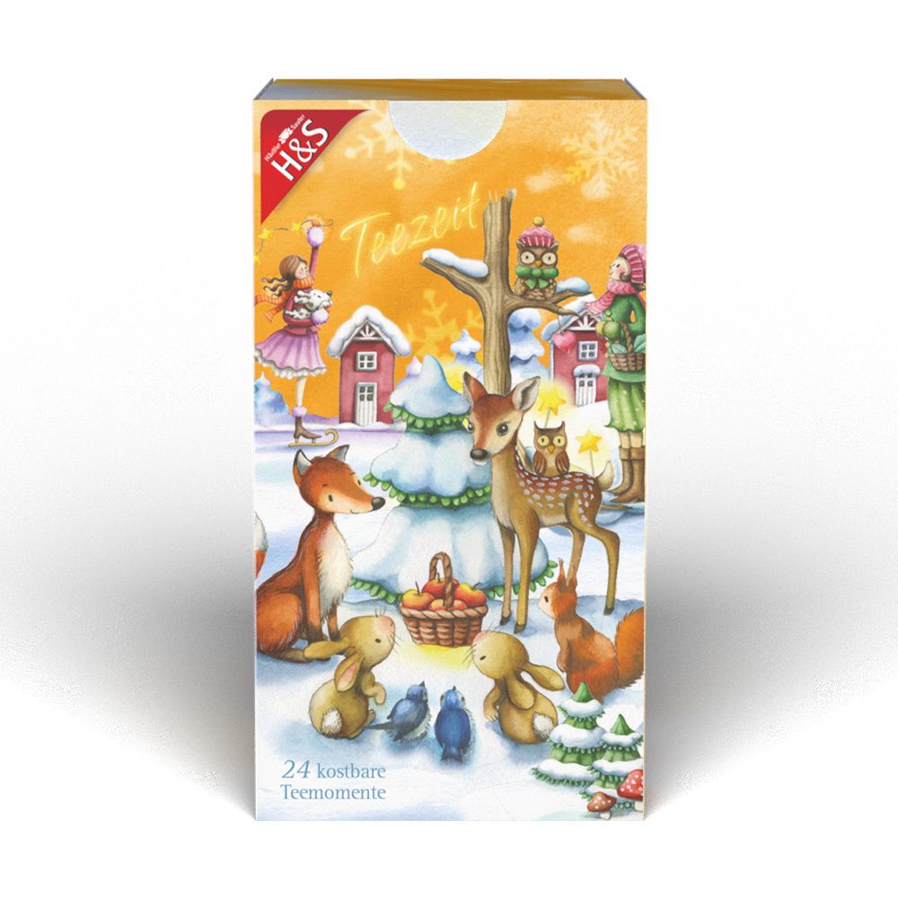 H&S Adventskalender Stern Filterbeutel 24 St
