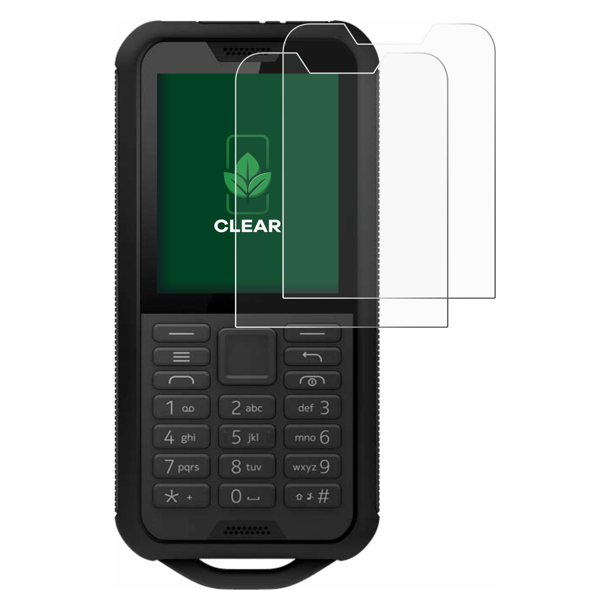 ScreenLeaf Schutzfolie für Nokia 800 Tough Displayschutz Display Schutz Folie Klar Transparent (Nokia 800 Tough) (6136659)