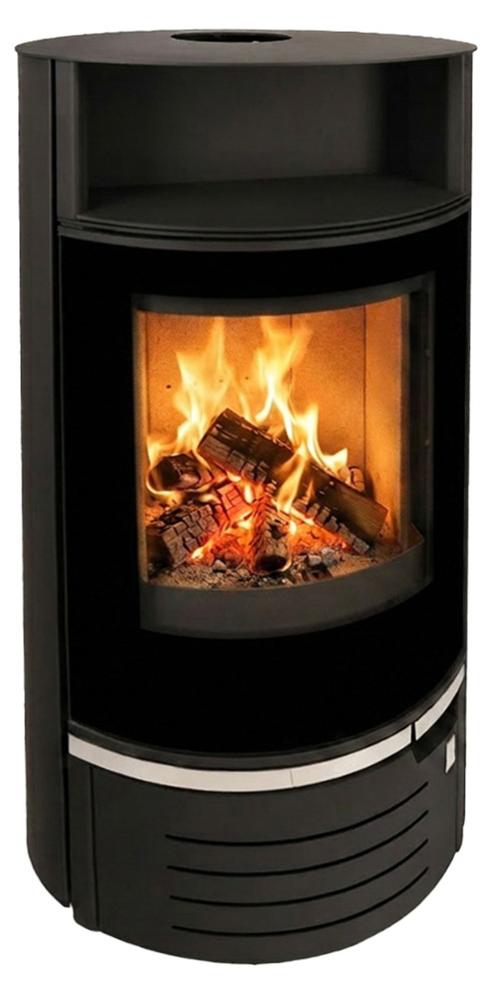 365 Kaminofen Atlantik 7 III Stahl schwarz 6,5 kW A