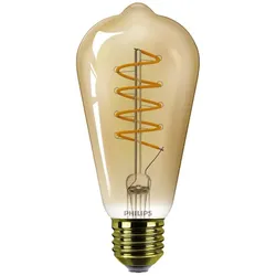 Philips LED-Vintage Lampe 4W, E27, ST64 G, IP20