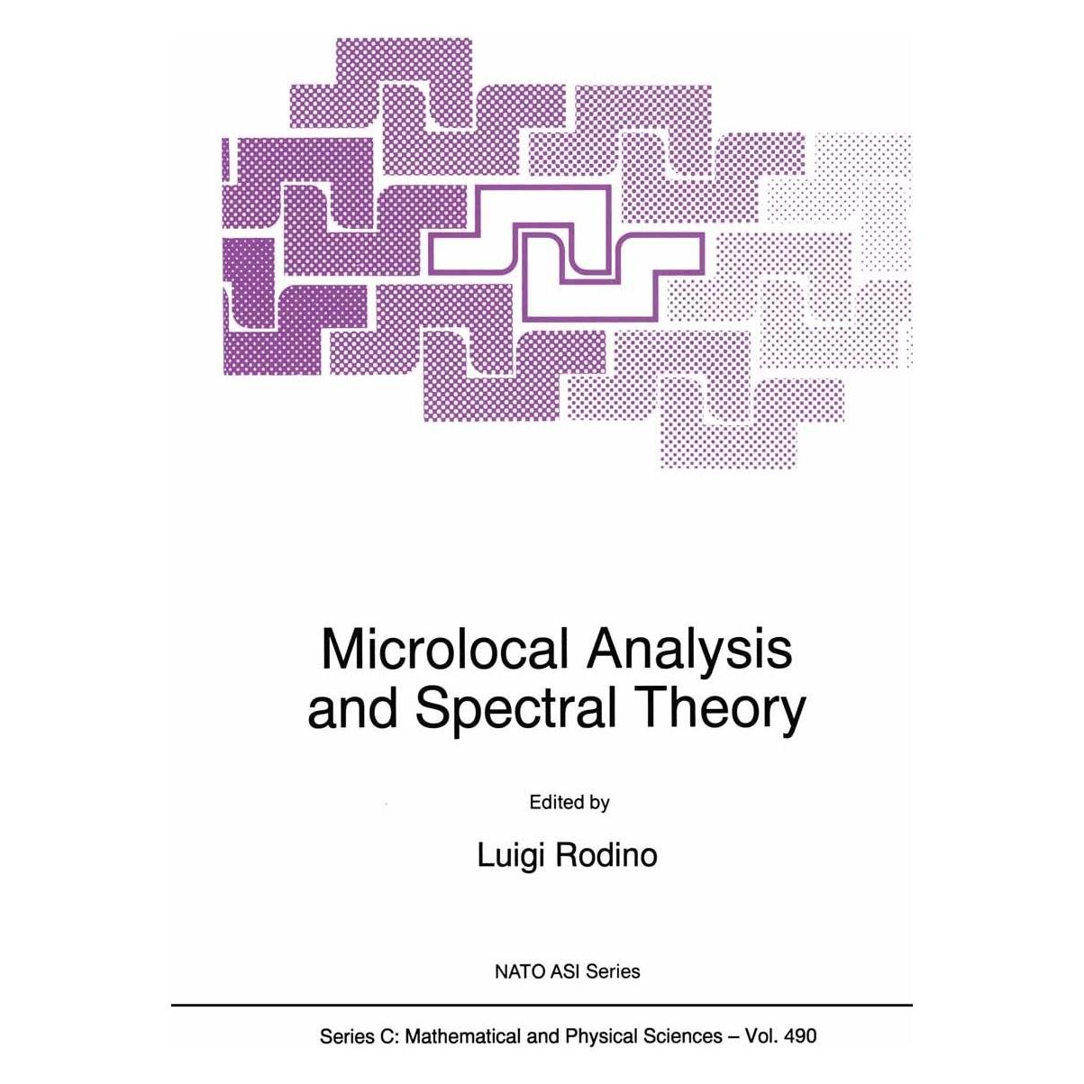 Various Publishers Microlocal Analysis and Spectral Theory (Englisch, Luigi Rodino, 1997) (9780792345442)