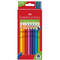 Faber-Castell (Schule) 20er-Pack Buntstifte »Triangular Jumbo« braun