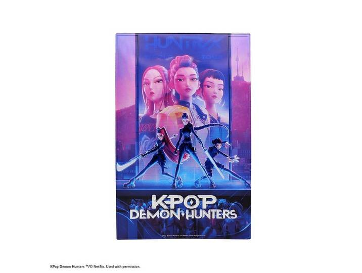 Poster en aluminium embossé - KPop Demon Hunters