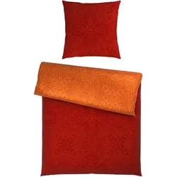 Bettwäsche Bella Wende XL Rot ca. 155x220cm
