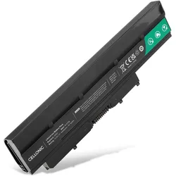 Cellonic Akku für Toshiba NB520, NB505, Satellite T230, T235D, NB550D, T215 / T215D (4400 mAh), Notebook Akku, Schwarz