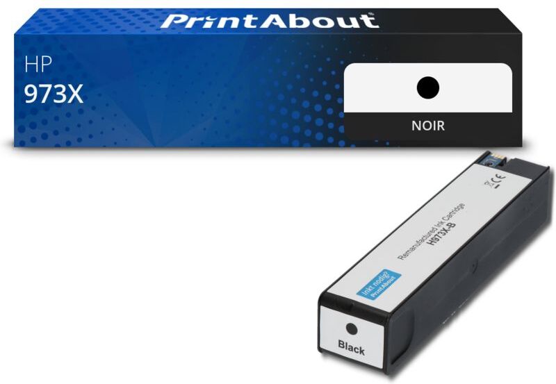 PrintAbout Cartouche compatible HP 973X (L0S07AE) - Noir - Grande capacité Noir