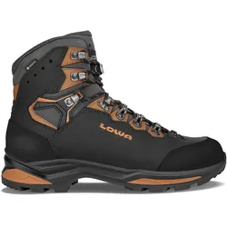 Lowa Herren Camino Evo GTX WIDE Trekkingstiefel - 49.5 - SCHWARZ/ORANGE
