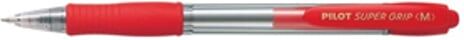 Pilot Caneta  Supergrip Vermelha   Retrátil   0.4mm