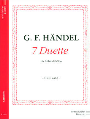Heinrichshofen Verlag Händel 7 Duette