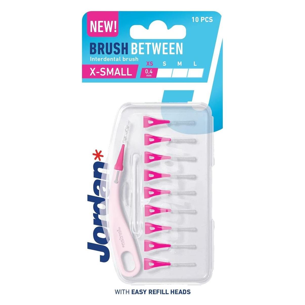 Jordan Brush Between Interdental Brushes Xs 10Pcs. (10x, 0.40 mm) (35589016)
