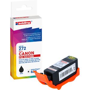 Edding kompatibel für Canon PGI-525PGBK, 20ml, schwarz,  Tinte EDD-272