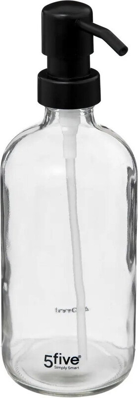 5five Glazen Zeepdispenserdoos, 450,0 mL, Transparant