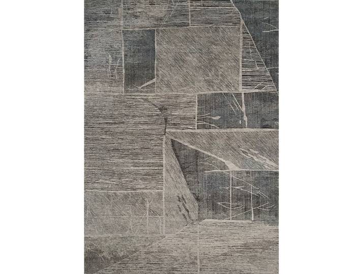 Teppich Warlo silbergrau Architektonisch/Kacheln/Gefleckt/Meliert Polyacryl 200 x 290 cm