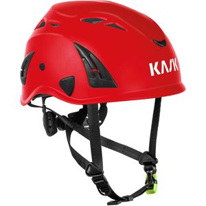 KASK Schutzhelm Superplasma PL, EN 12492, mit 4-Punkt-System & Kinnriemen, Größe 51-62, rot