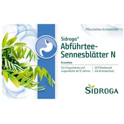 SIDROGA Abführtee-Sennesblätter N Filterbeutel 20X1.0 g