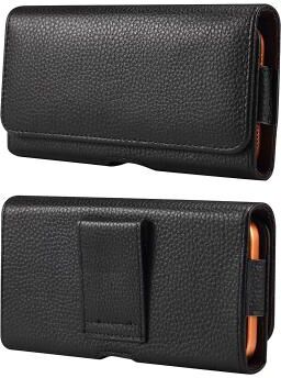 LightInthebox Men Cellphone Loop Holster Case Belt Waist Bag Props PU Leather Purse Phone Wallet Vintage Belt Mobile Phone Protective Sheath