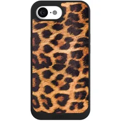 Nivocase Handyhülle für Apple iPhone 17e Hülle NIVOpure Case Schwarz Animalprint Fell Leopard (Apple iPhone 17e), Smartphone Hülle, Schwarz