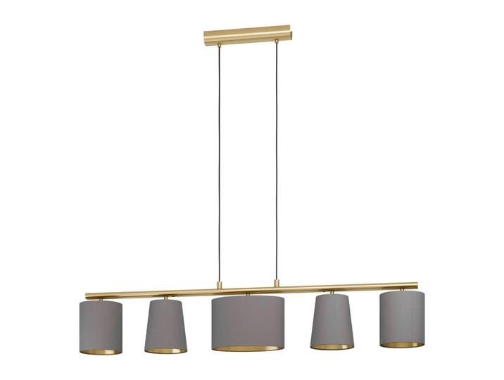 Eglo Hängeleuchte, Messingfarben, Cappuccino, Metall, länglich, 15.5x110x120 cm, Lampen & Leuchten, Innenbeleuchtung, Hängeleuchten, Pendelleuchten