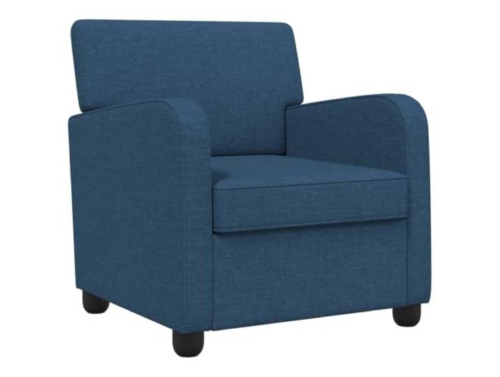 HFXHIJXQ Moderner Stoffsessel Blau Polstersessel fürs Wohnzimmer Bequemer Loungesessel mit dicker Schaumstoffpolsterung und stabiler Konstruktion, ideal zum Lesen im Schlafzimmer.
