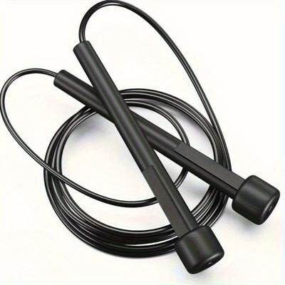 Clever Finds Adjustable Speed Jump Rope For Fitness Cardio Cross Training And Gym Workoutss 1pc