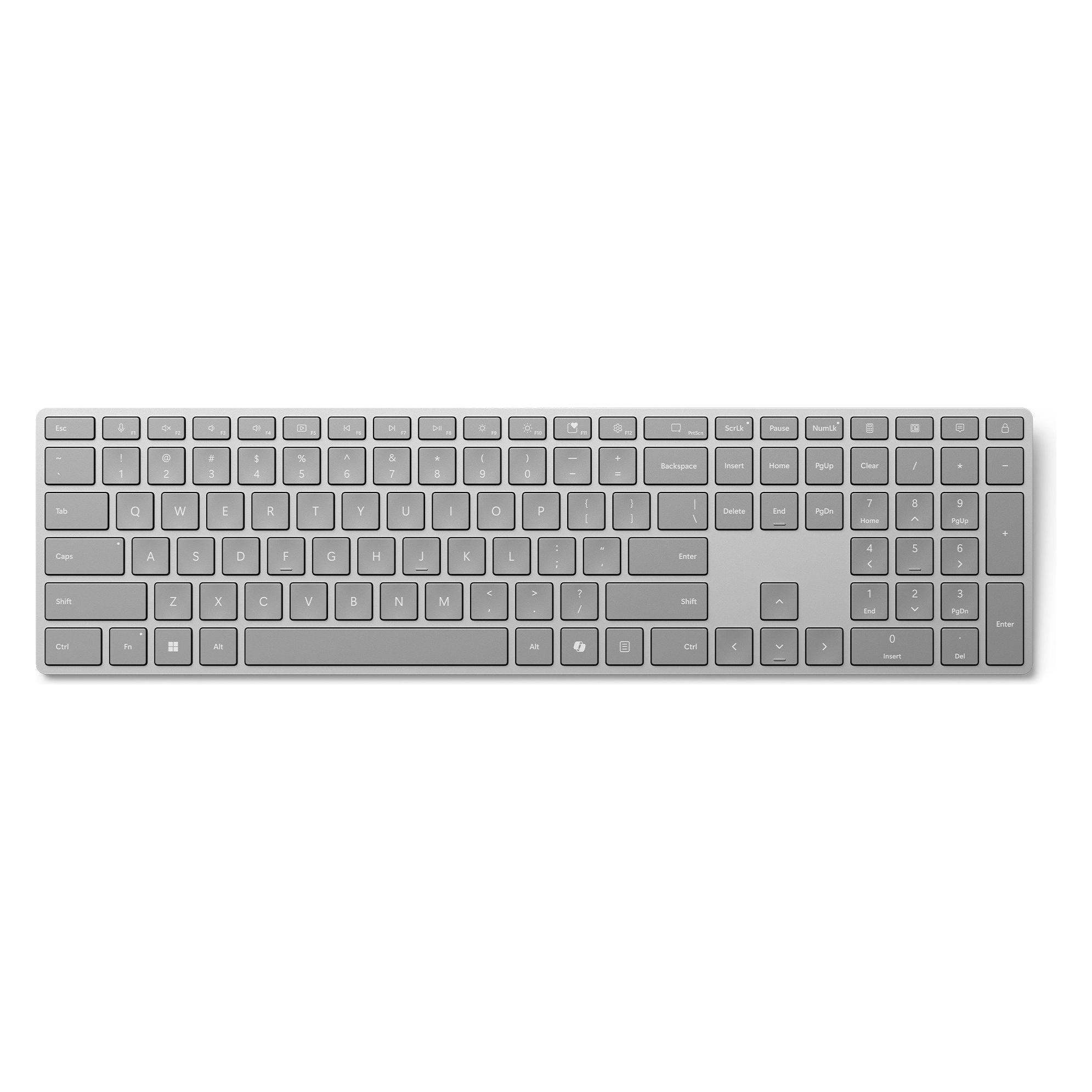 Microsoft Surface Keyboard (2nd edition)/Wireless Bluetooth/US layout/Gray (US, Kabellos) (EP2-04196)
